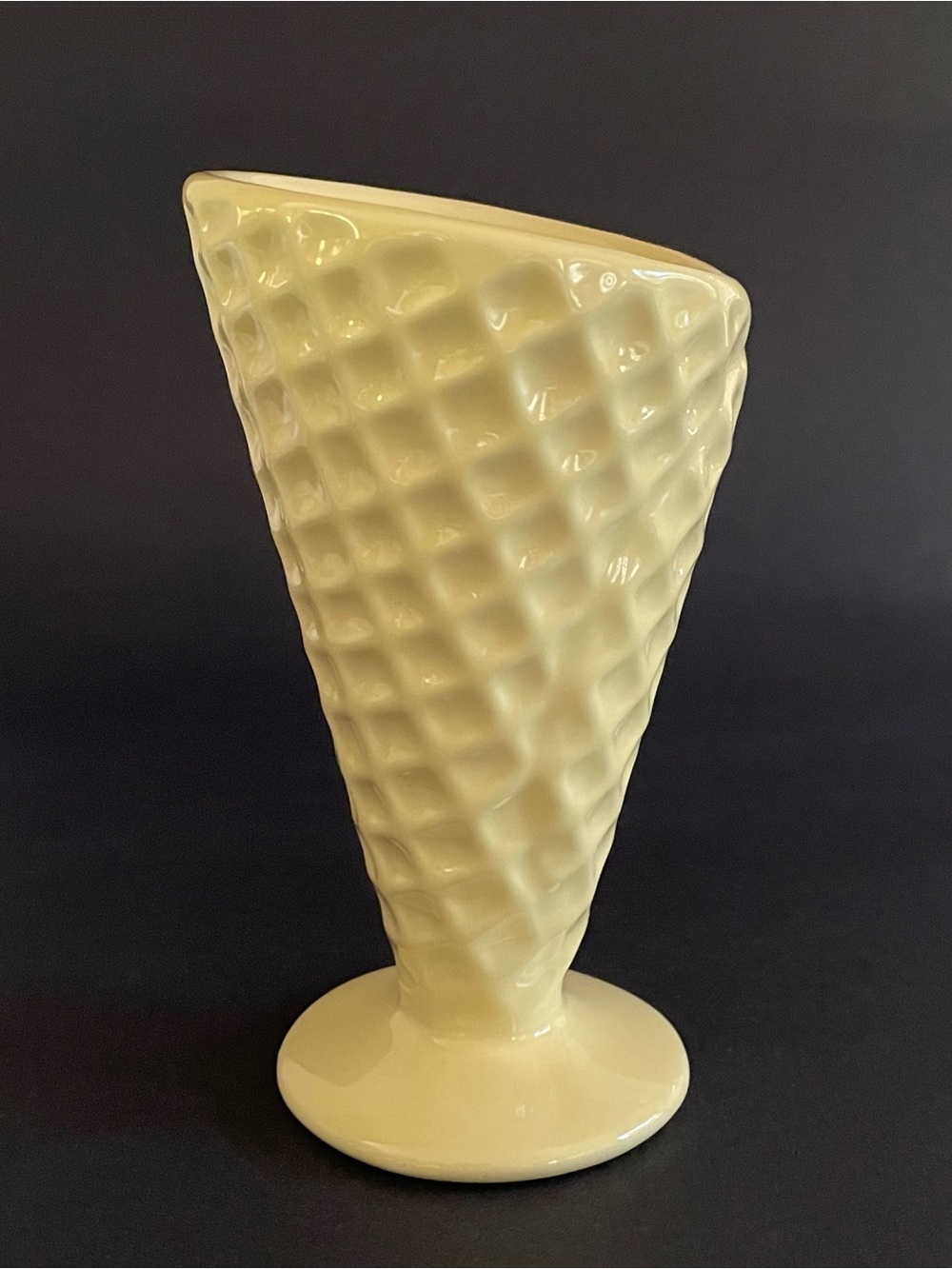 Set of 4 Handcrafted Portuguese Ceramic Ice Cream Waffle Cones - Picture 9 of 14